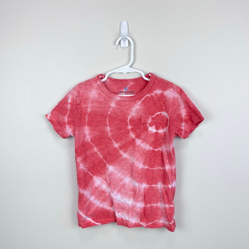 Crewcuts Pocket T-Shirt in Tie-Dye S 6-7